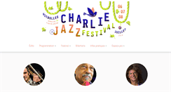 Desktop Screenshot of charliejazzfestival.com
